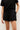 Relaxed fit black shorts with contrast texture panels and a tie waist