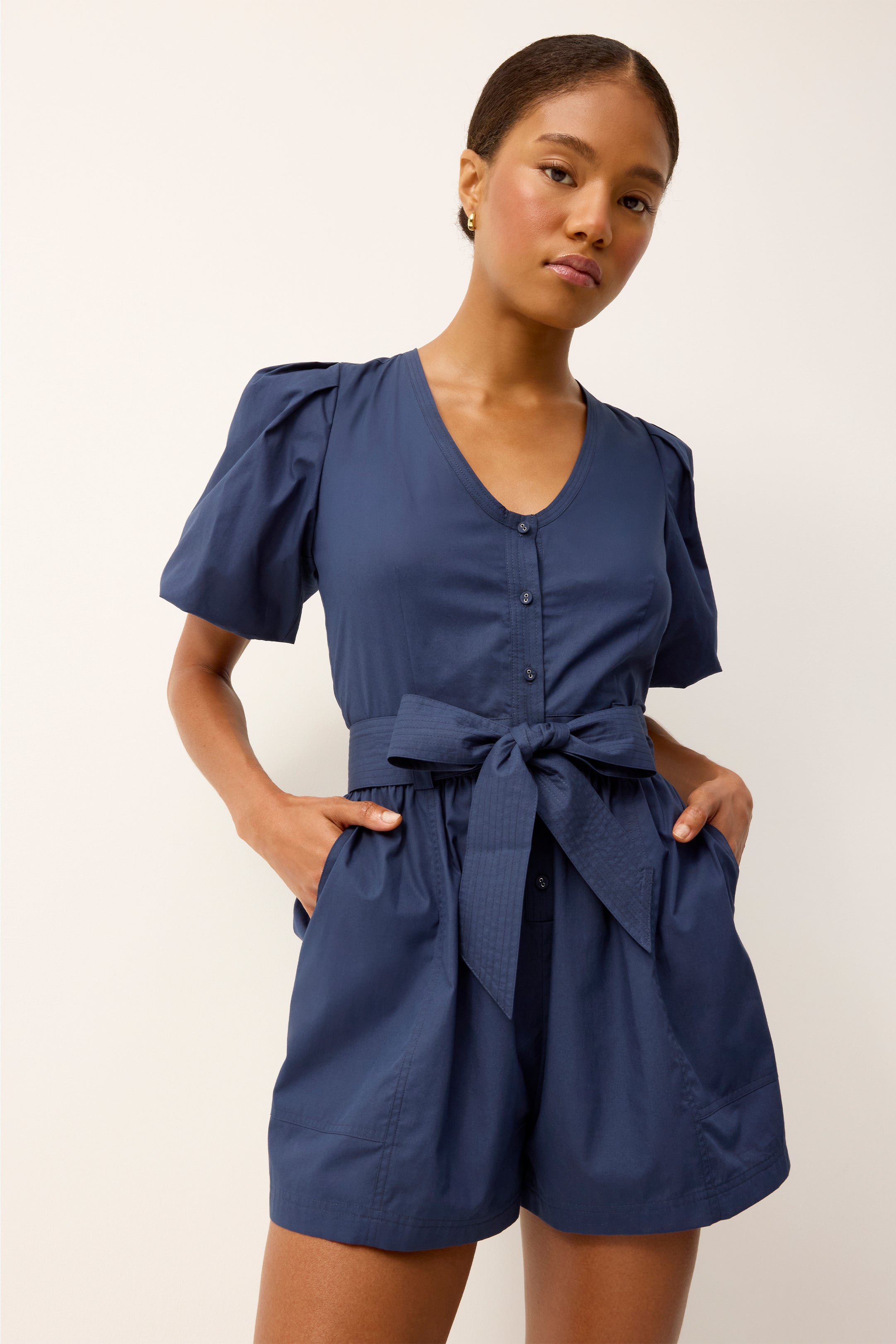 DEVIN ROMPER NAVY / 2