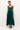 Sleeveless V-neck dress in deep green with a relaxed, breezy fit