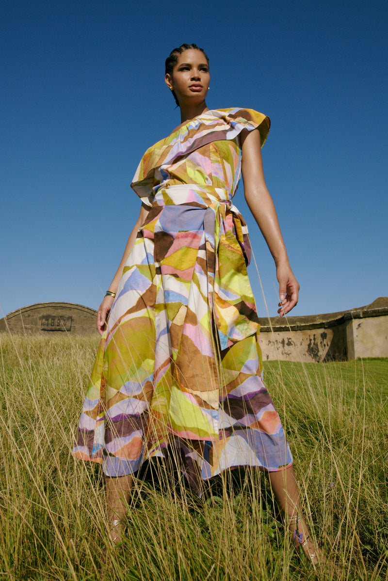 ESTINE WRAP SKIRT