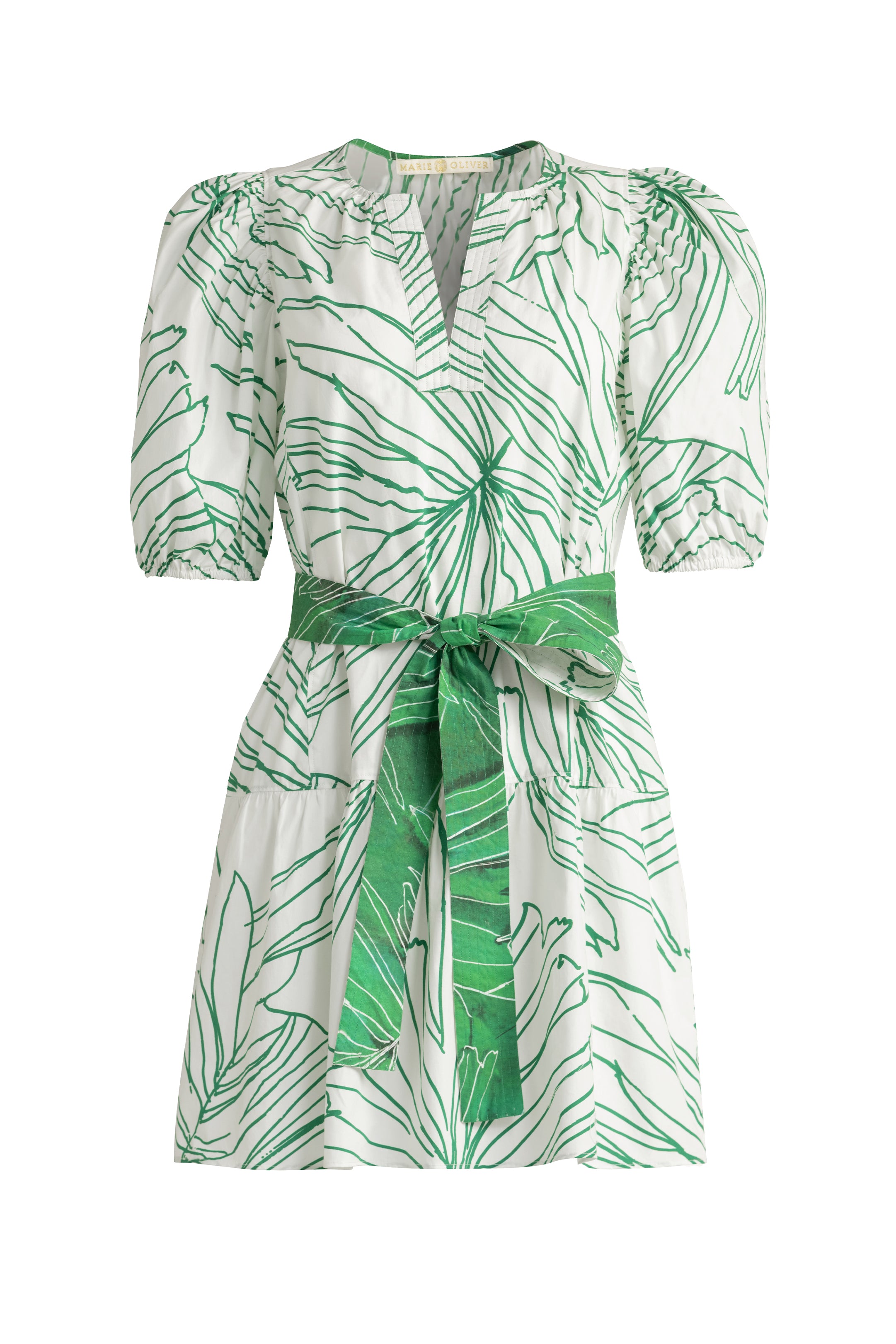 marie oliver green dress VENUS CAFTAN