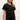 Classic black short sleeve top with a crew neckline and slim silhouette 