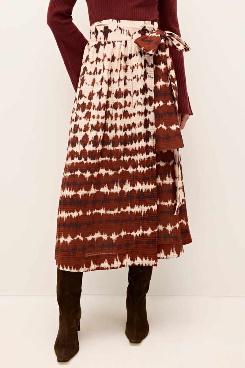 ESTINE WRAP SKIRT
