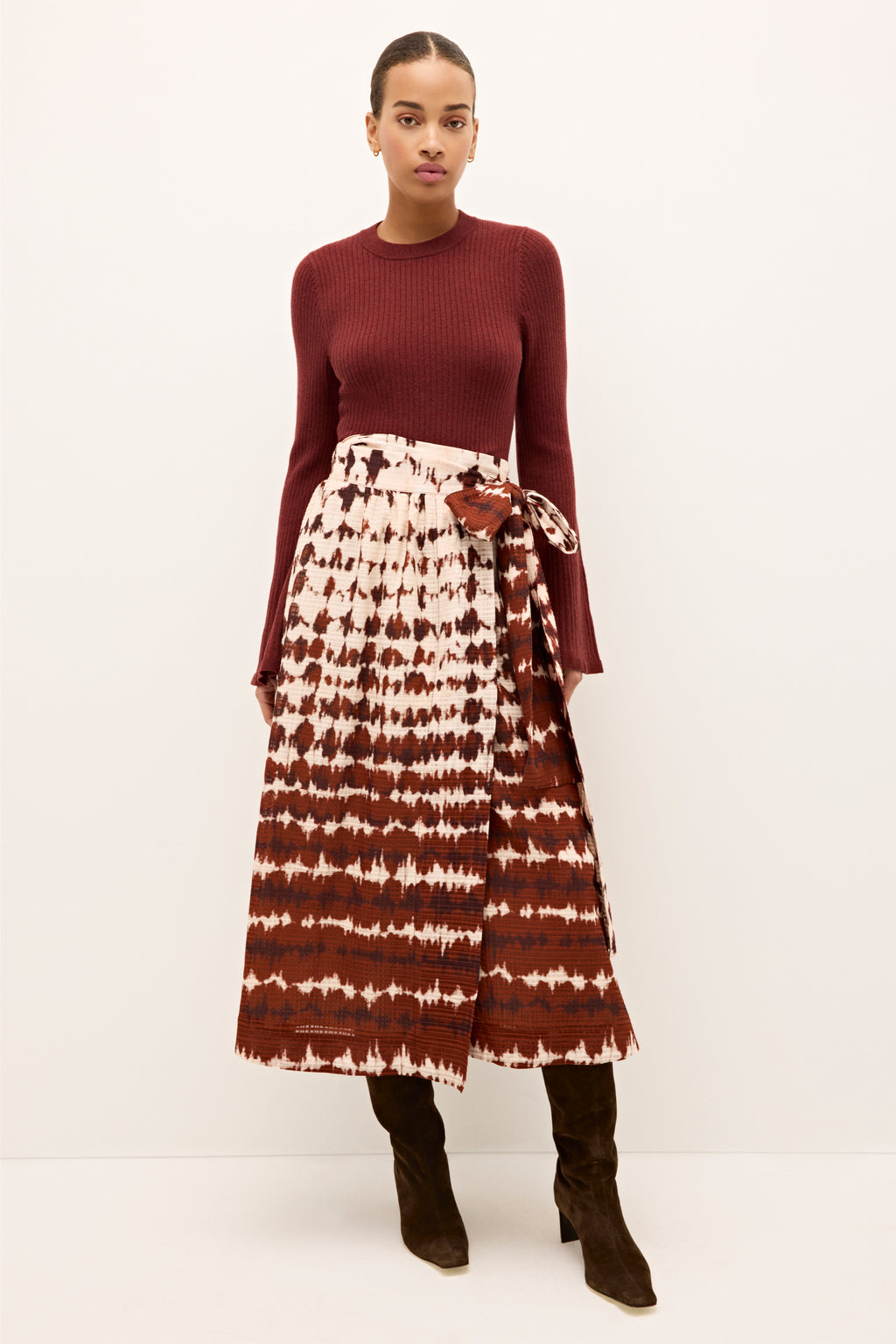 ESTINE WRAP SKIRT