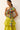 Yellow drop waist ruffled maxi skirt