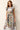 Ruffle sleeve blue multicolored floral printed midi dress