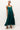Teal A-line midi slip dress with delicate spaghetti straps 