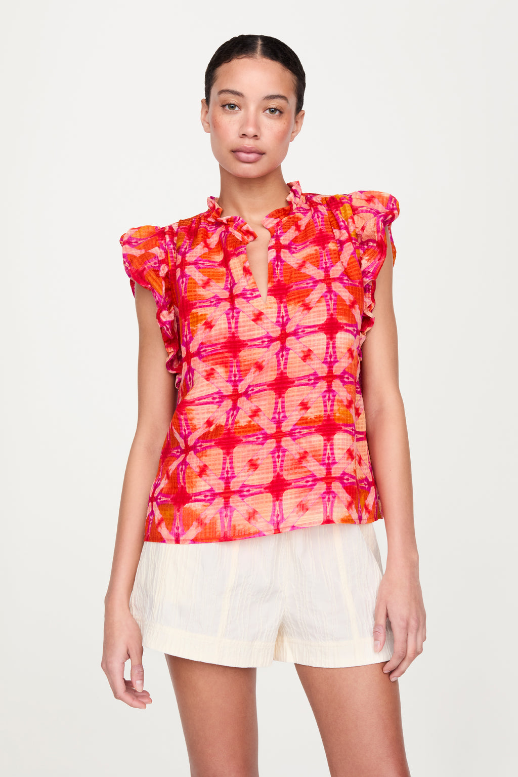 Olive Top Batik Floral - Marie Oliver main image 0