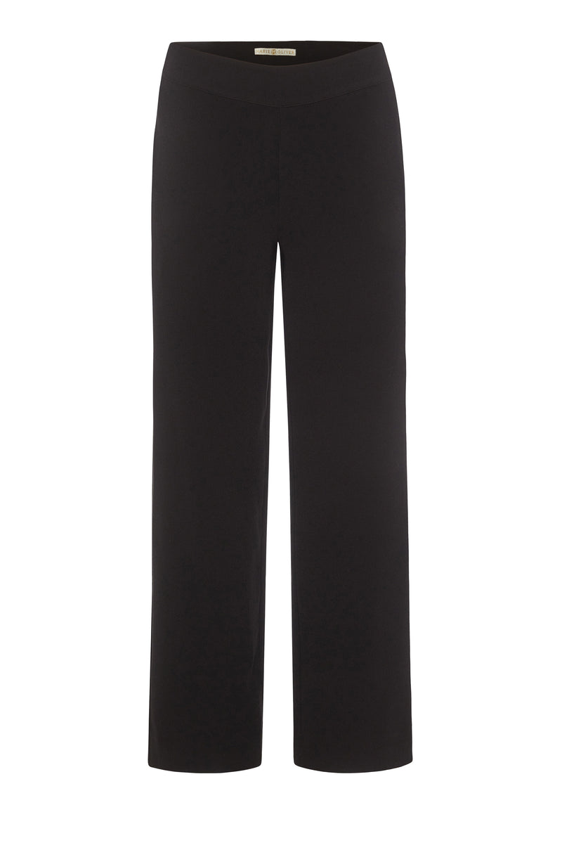 Oliver Black Shorter Length Straight Leg Pant, Ink - Pants & Leggings