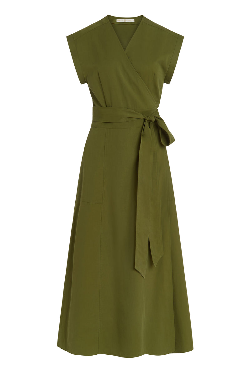 POLLY WRAP DRESS