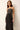 Princess seam black and white floral embroidered midi dress