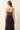 Black with white floral embroidery midi party dress