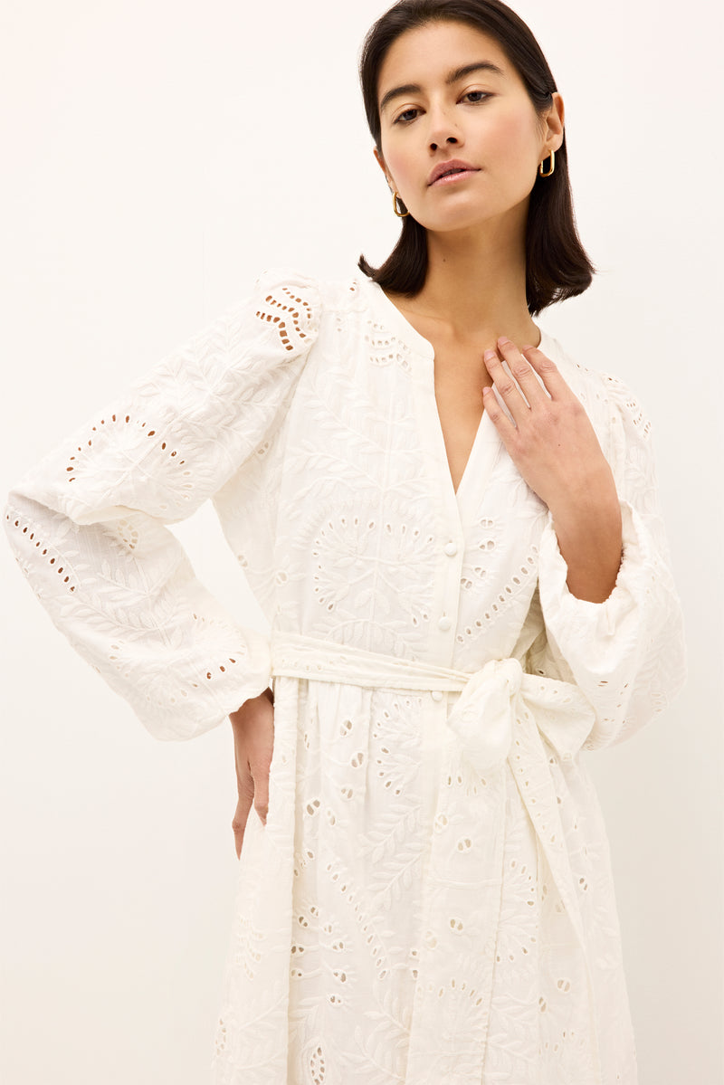 HANNON EYELET DRESS