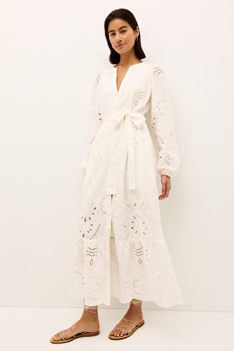 HANNON EYELET DRESS