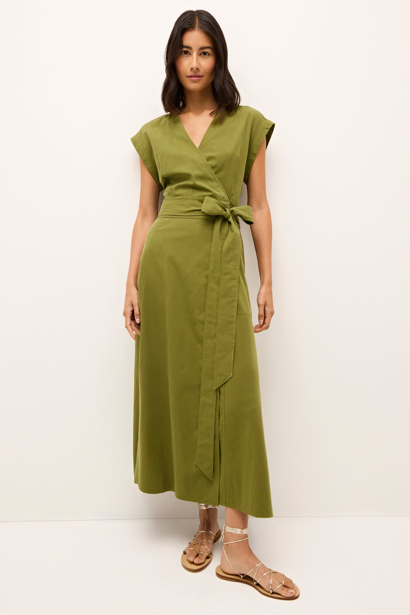 POLLY WRAP DRESS