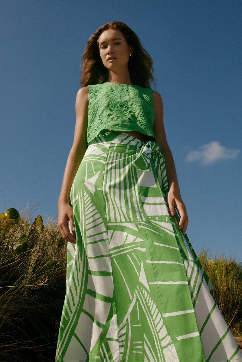 ESTINE WRAP SKIRT