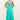 Turquoise halter neck maxi dress with gathered bust and flowy tiers 