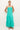 Turquoise halter neck maxi dress with gathered bust and flowy tiers 