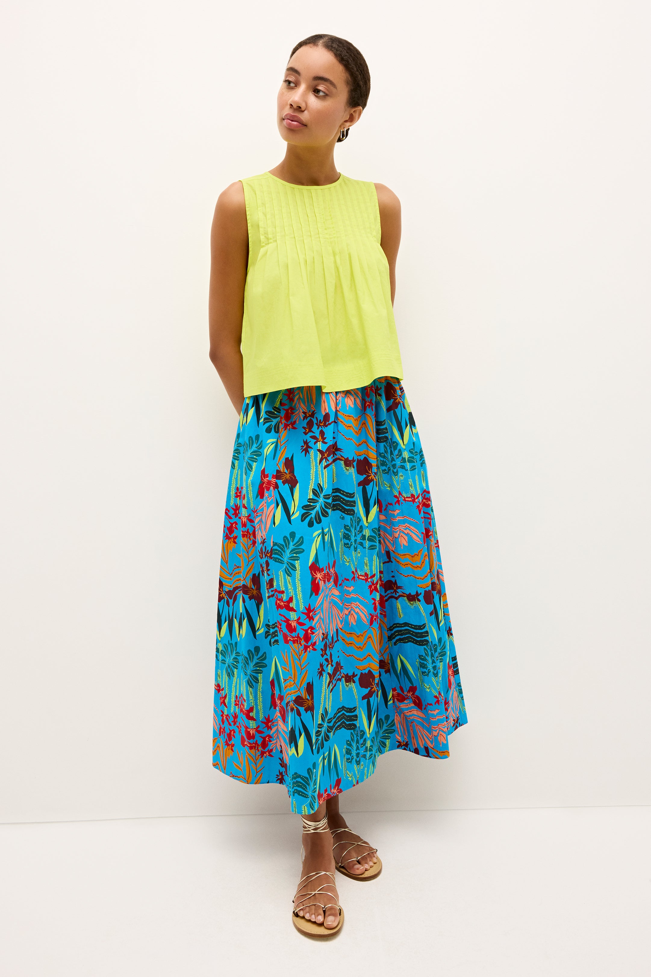 【I AM MARI】Moira Pleated Wrap Skirt Shop Now Ashi Pareo Skirt Easy & Artistic Wrap | Guadalupe